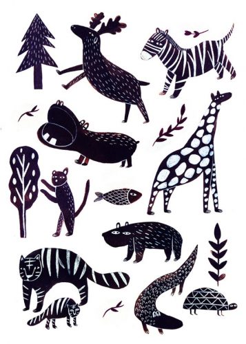 láminas de animales