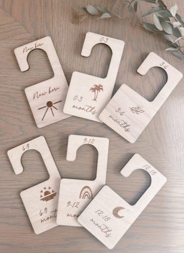 Organizador de tallas para armario