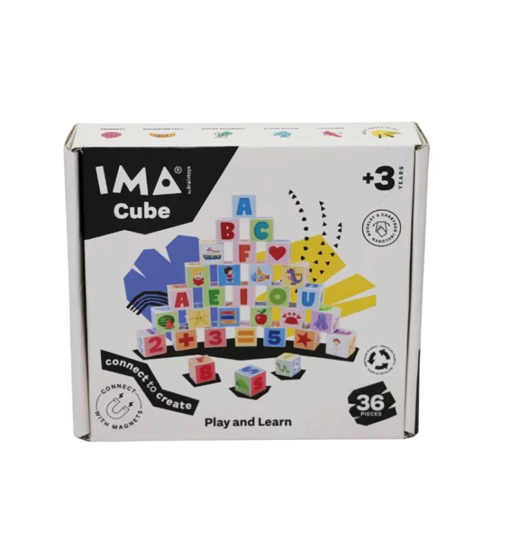 Ima Cube It letras 36 piezas